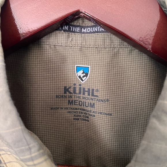 Mens Kuhl Response Short Sleeve Button Up Shirt Medium - Picture 6 of 9
